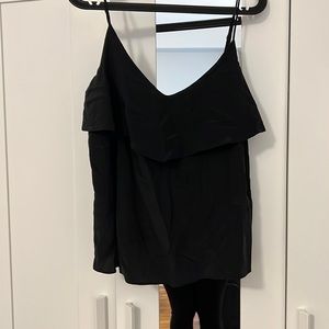 Black silk Joie tank